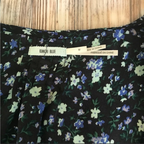 Urban Outfitters Kimchi Blue Floral Button Dress M - Picture 7 of 7